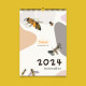 Kalendārs Apputeksnētāji Latvijā, biškopim, 2024. gads
