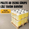 Invertsīrups bitēm, 14kg kannās Ar piegādi